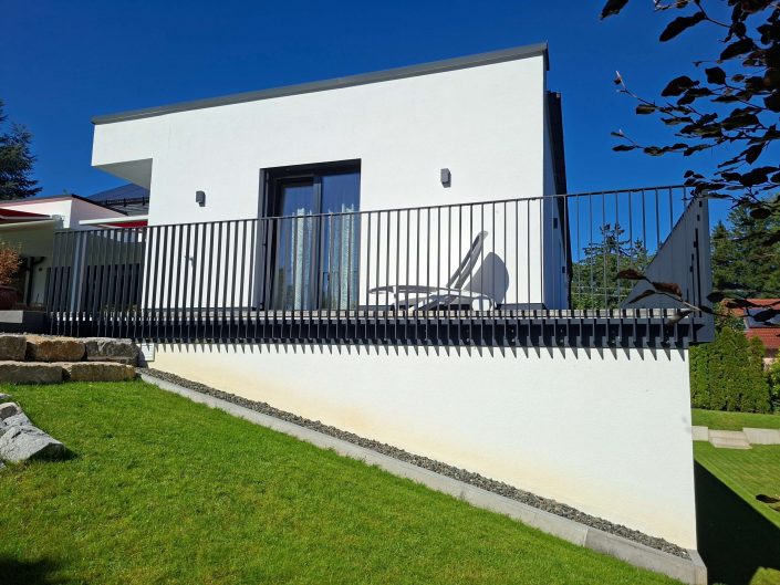 Haus bei Augsburg – Südfassade Schlaftrakt